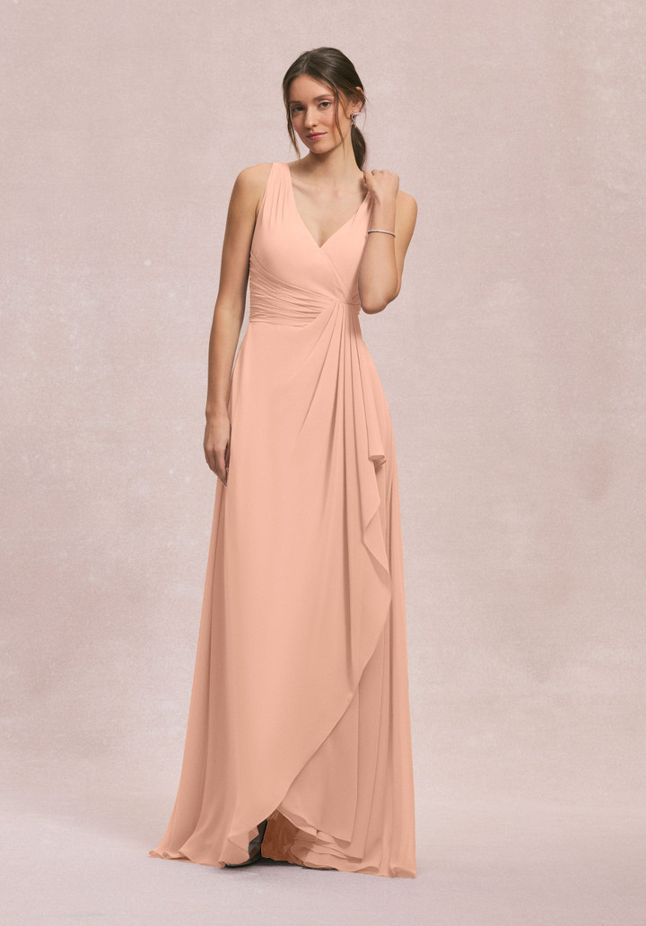 Morilee Bridesmaid 31249 Chiffon V-Neck Sleeveless Dress