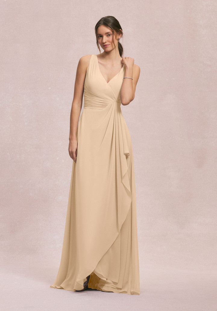 Morilee Bridesmaid 31249 Chiffon V-Neck Sleeveless Dress