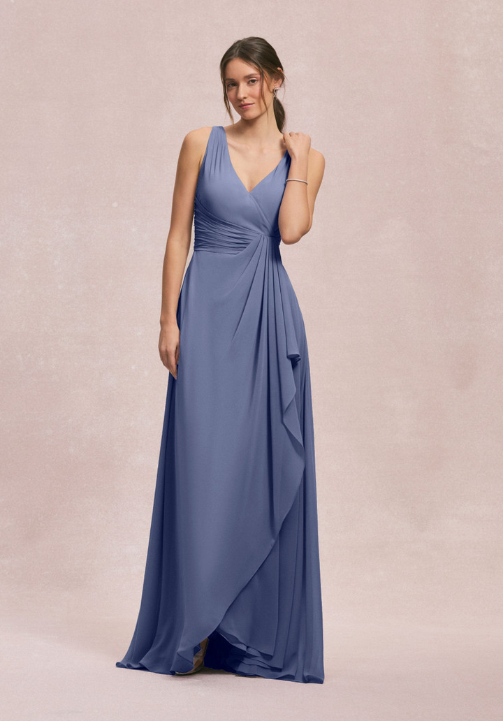Morilee Bridesmaid 31249 Chiffon V-Neck Sleeveless Dress
