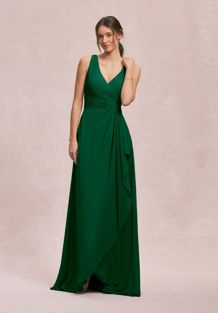 Morilee Bridesmaid 31249 Chiffon V-Neck Sleeveless Dress