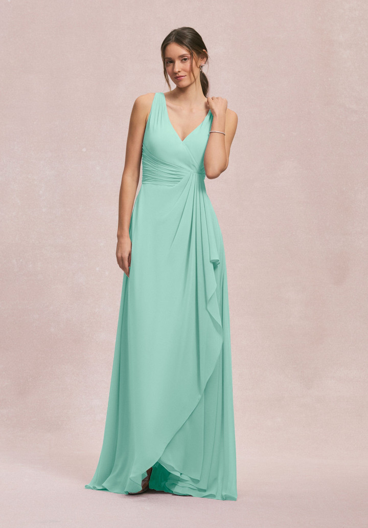 Morilee Bridesmaid 31249 Chiffon V-Neck Sleeveless Dress