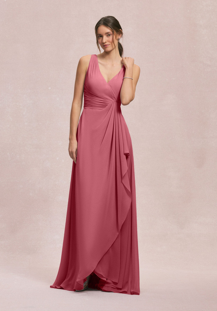 Morilee Bridesmaid 31249 Chiffon V-Neck Sleeveless Dress