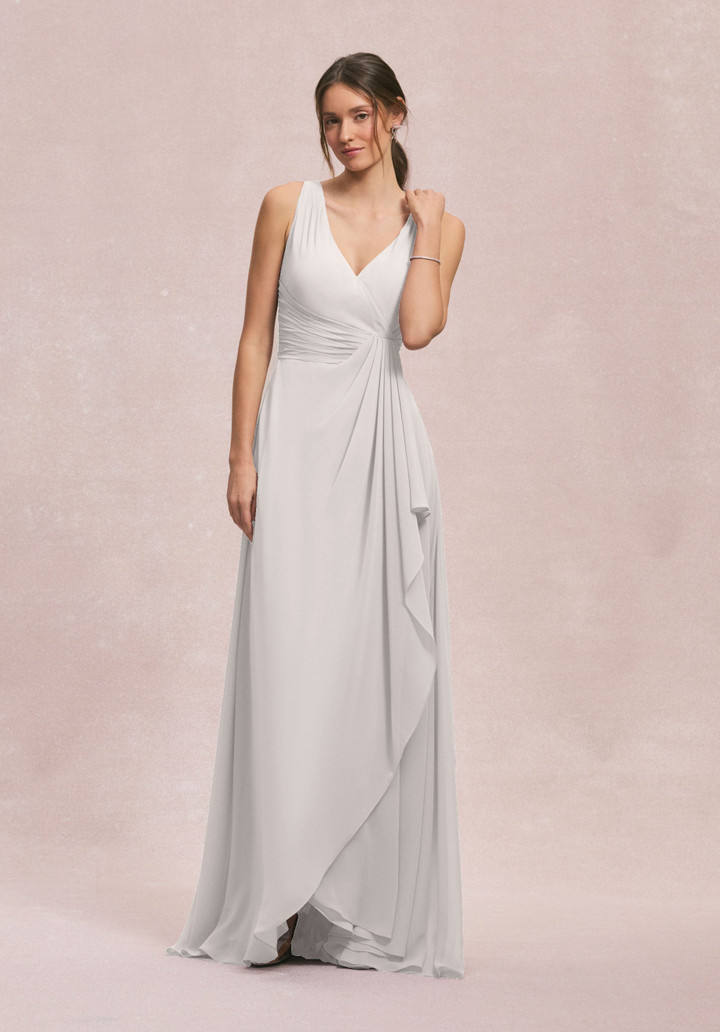 Morilee Bridesmaid 31249 Chiffon V-Neck Sleeveless Dress