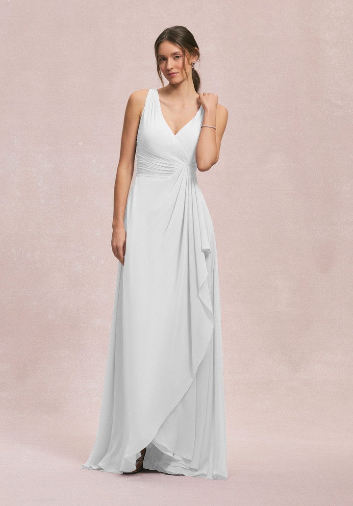 Morilee Bridesmaid 31249 Chiffon V-Neck Sleeveless Dress