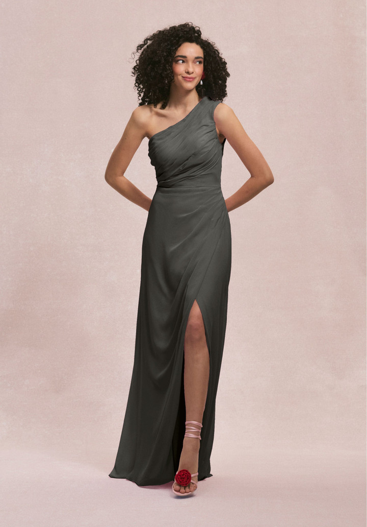 Morilee Bridesmaid 31254 Chiffon One Shoulder A-line Dress