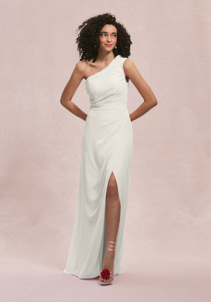 Morilee Bridesmaids 31254 Chiffon One Shoulder A-line Dress