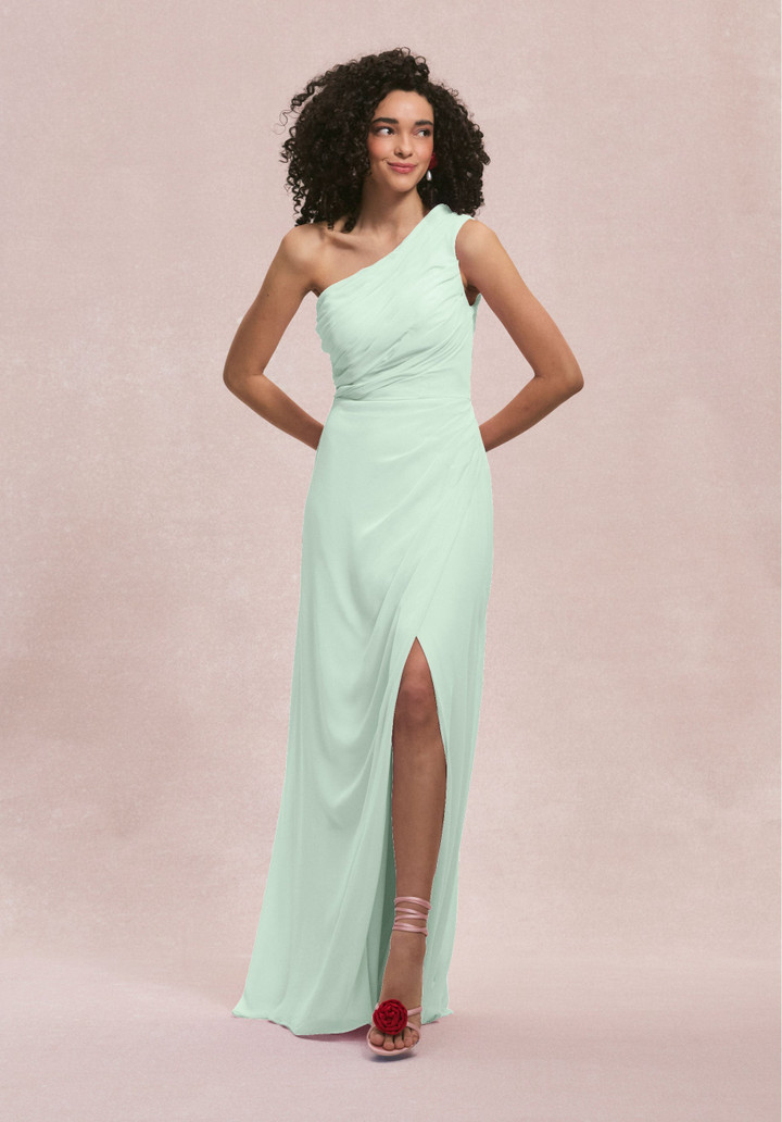 Morilee Bridesmaid 31254 Chiffon One Shoulder A-line Dress
