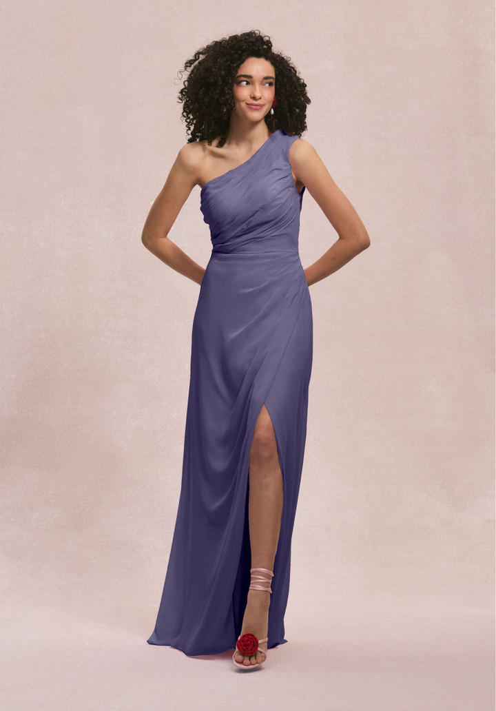 Morilee Bridesmaid 31254 Chiffon One Shoulder A-line Dress