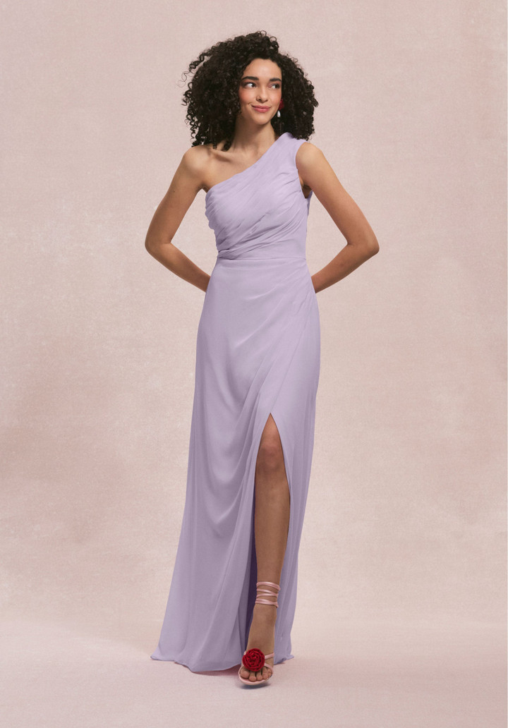 Morilee Bridesmaid 31254 Chiffon One Shoulder A-line Dress