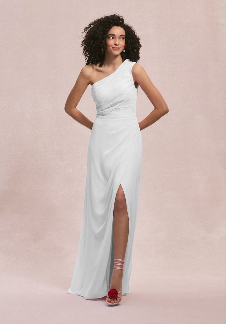 Morilee Bridesmaids 31254 Chiffon One Shoulder A-line Dress