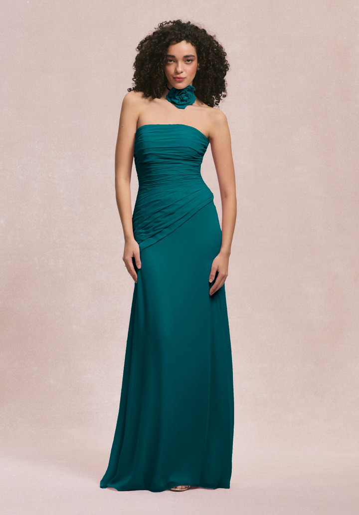 Morilee Bridesmaids 31255 Chiffon Strapless Straight Dress