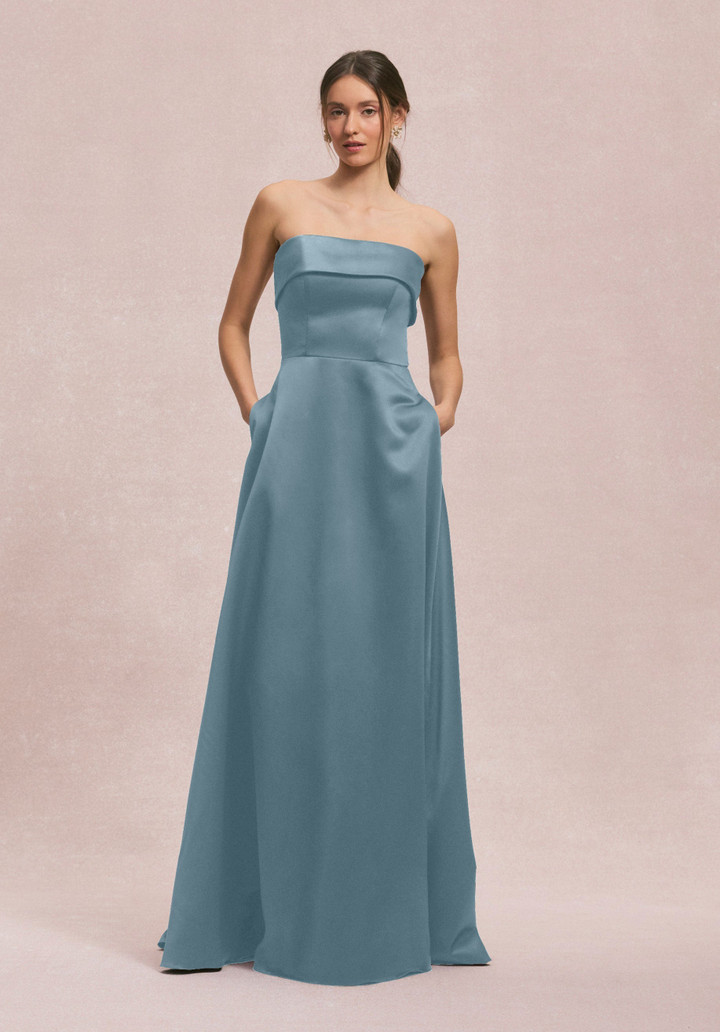 Morilee Bridesmaids 31256 Satin Strapless Straight Dress