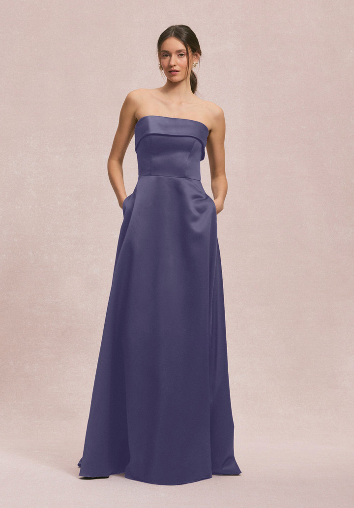 Morilee Bridesmaids 31256 Satin Strapless Straight Dress