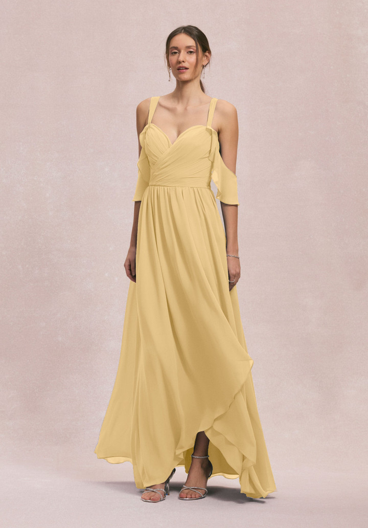 Morilee Bridesmaids 31260 Chiffon Straps Off Shoulder Dress