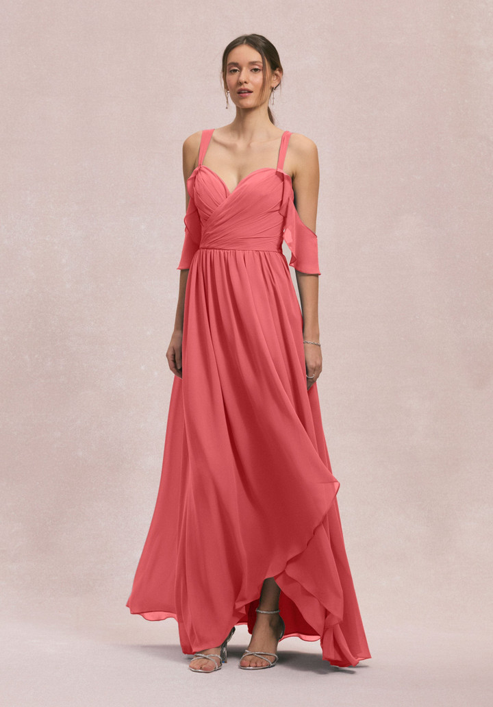 Morilee Bridesmaids 31260 Chiffon Straps Off Shoulder Dress