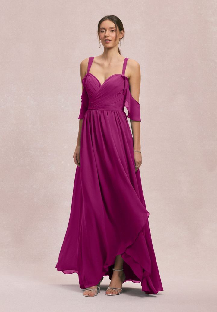 Morilee Bridesmaids 31260 Chiffon Straps Off Shoulder Dress