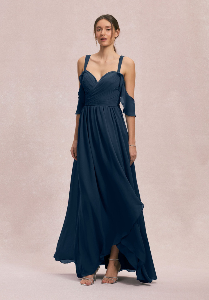 Morilee Bridesmaid 31260 Chiffon Straps Off Shoulder Dress