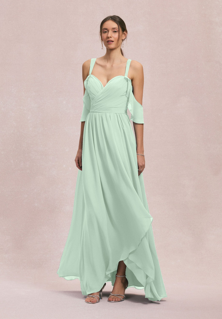 Morilee Bridesmaids 31260 Chiffon Straps Off Shoulder Dress