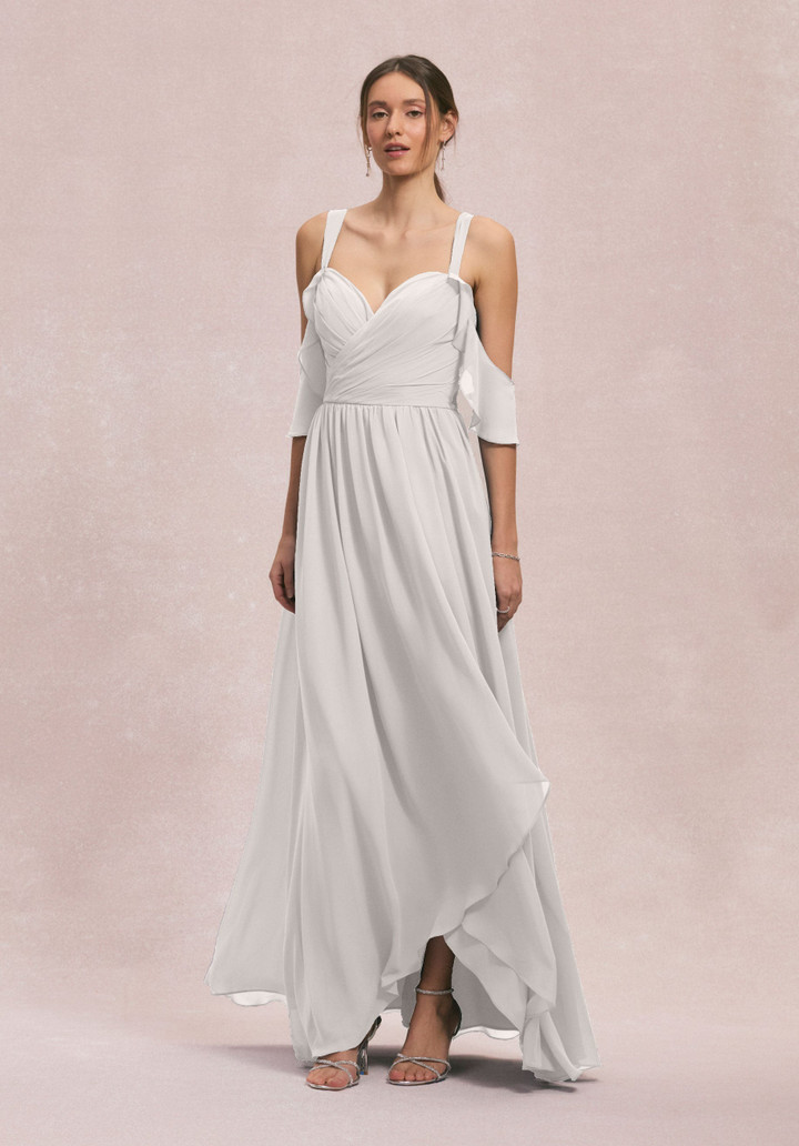 Morilee Bridesmaids 31260 Chiffon Straps Off Shoulder Dress