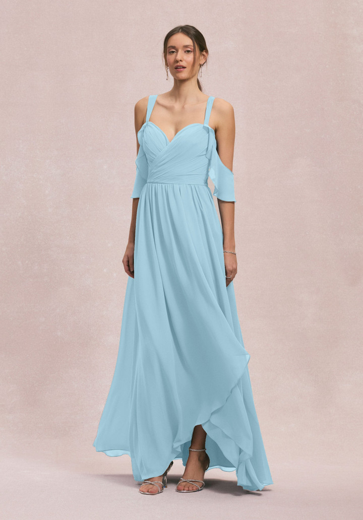 Morilee Bridesmaids 31260 Chiffon Straps Off Shoulder Dress
