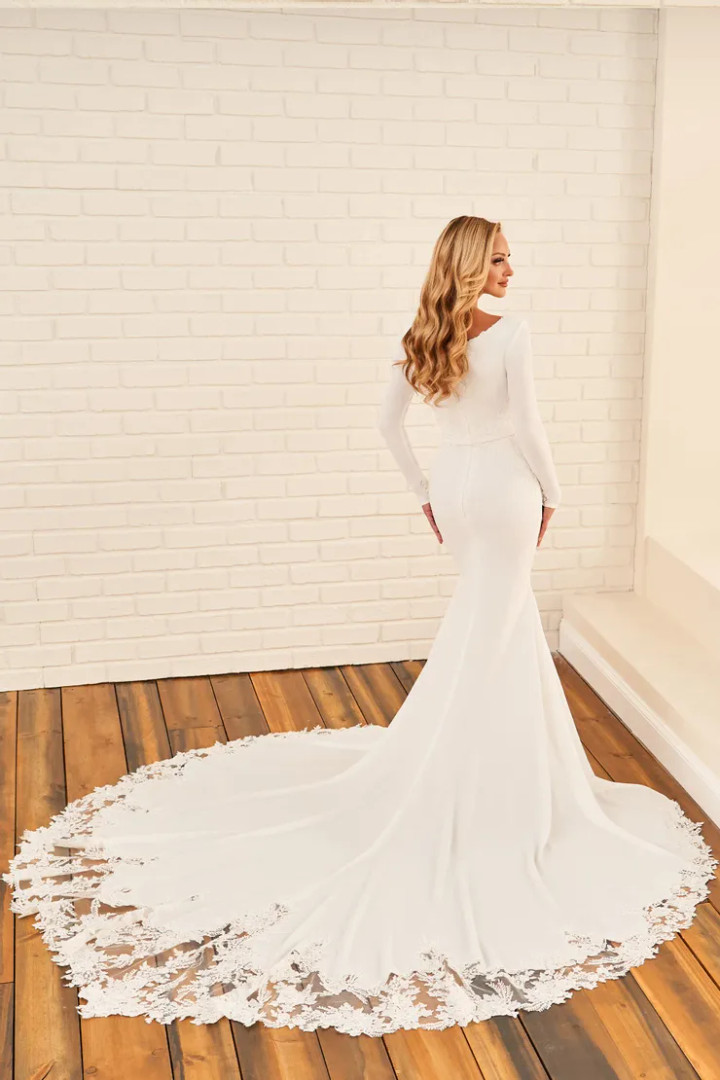 Modest by Mon Cheri MOD1802 Stretch Lining Wedding Dress