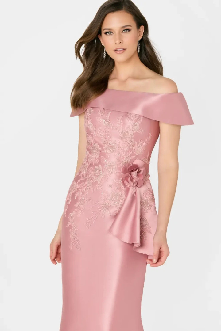 Cameron Blake by Mon Cheri CB797 Mikado Off-Shoulder Dress Cameron Blake by Mon Cheri CB797 Mikado Off-Shoulder Dress