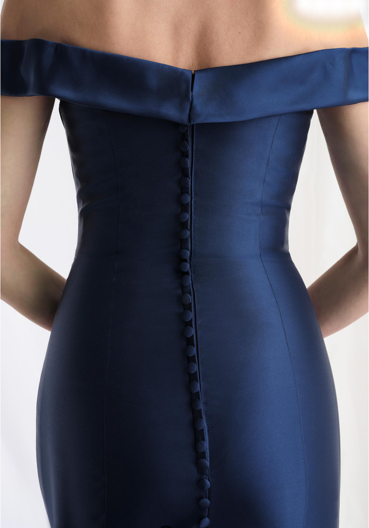 MGNY By Morilee 73150 Mikado Off The Shoulder Evening Gown