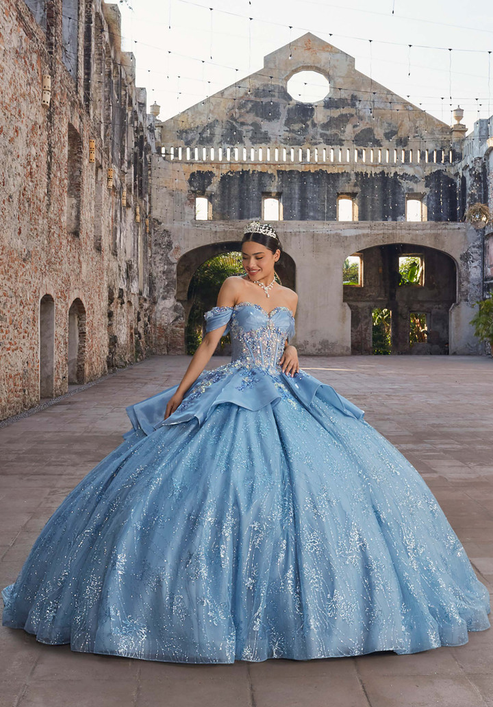 Morilee 89539 Glitter Tulle Vizcaya Quinceanera Ball Gown