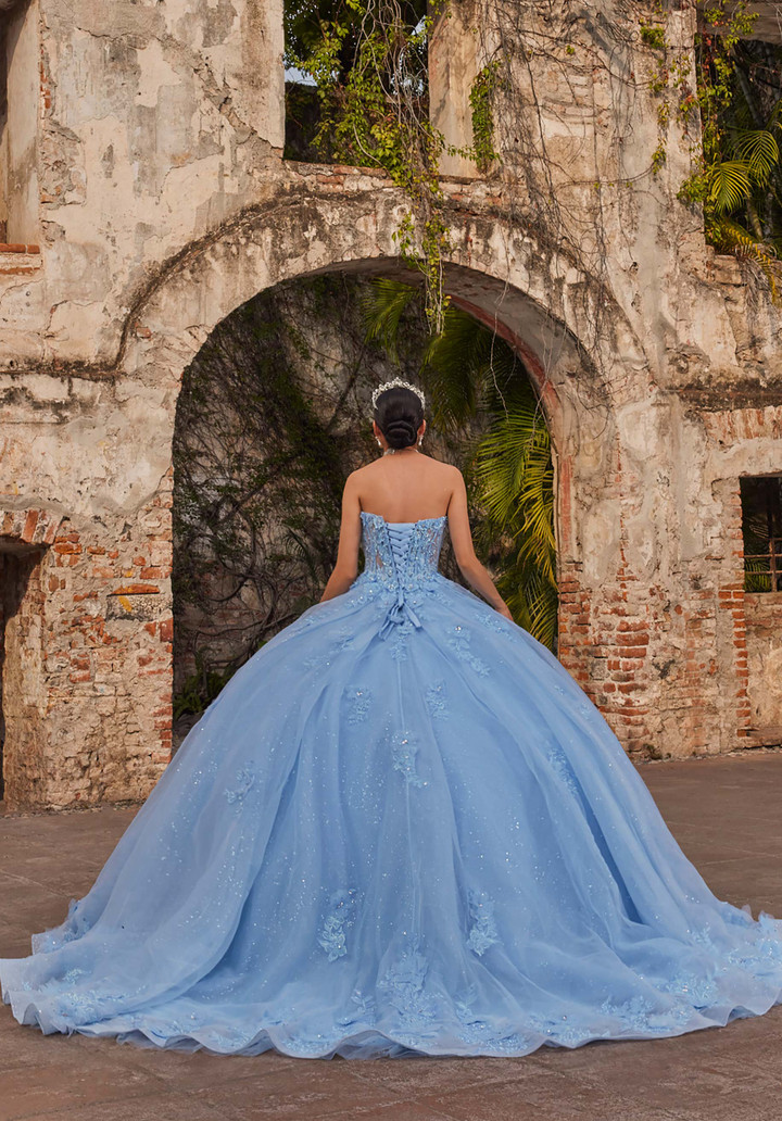 Morilee 89542 Glitter Tulle Vizcaya Quinceanera Ball Gown