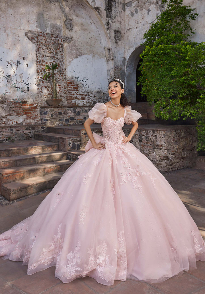 Morilee 89542 Glitter Tulle Vizcaya Quinceanera Ball Gown
