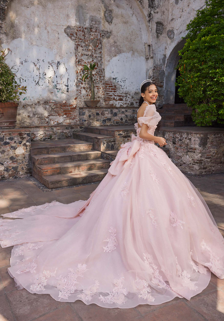 Morilee 89542 Glitter Tulle Vizcaya Quinceanera Ball Gown