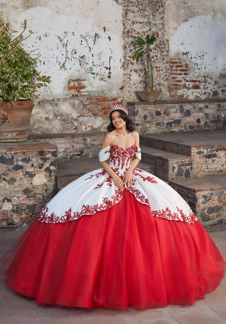 Morilee 89544 Tulle Satin Vizcaya Quinceanera Ball Gown