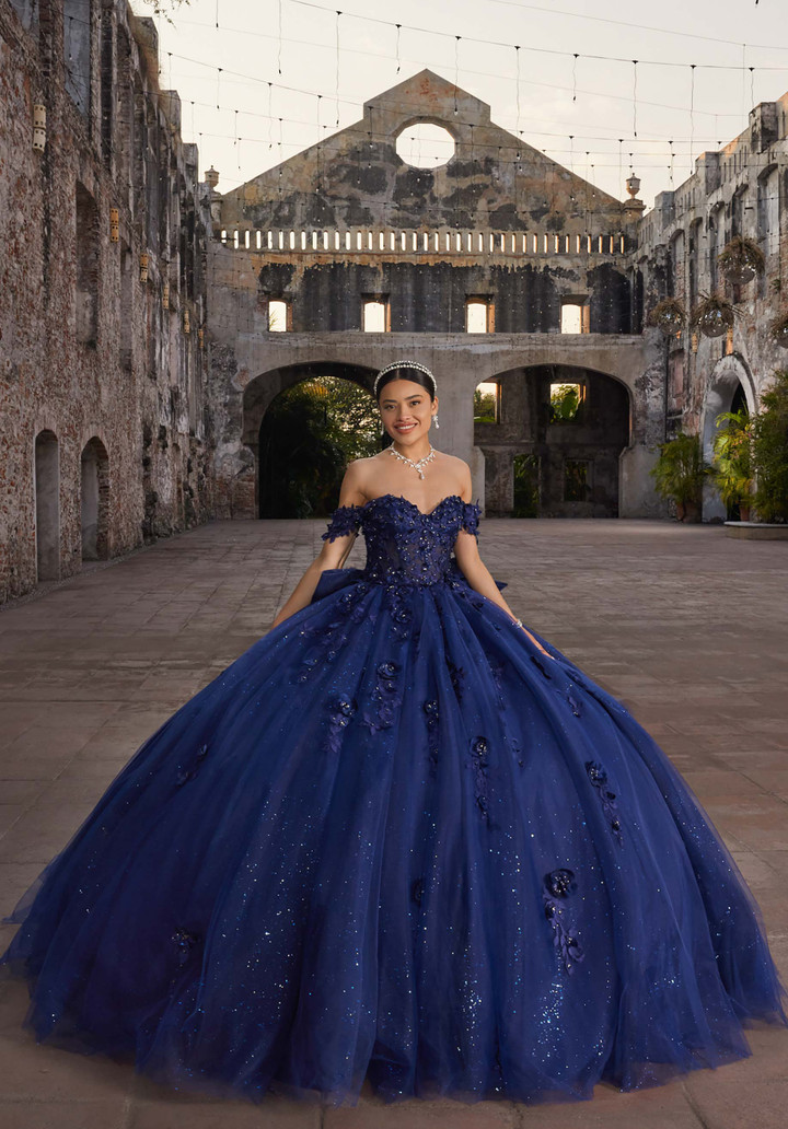 Morilee 89546 Glitter Tulle Vizcaya Quinceanera Ball Gown
