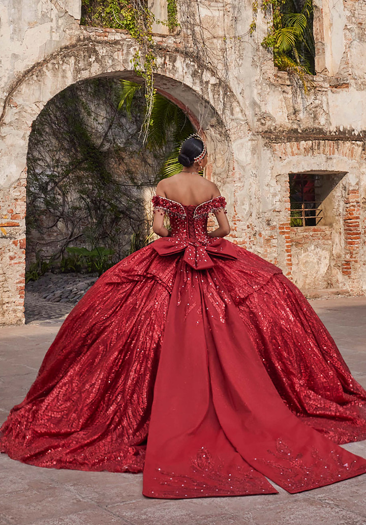 Morilee 89547 Glitter Tulle Vizcaya Quinceanera Ball Gown