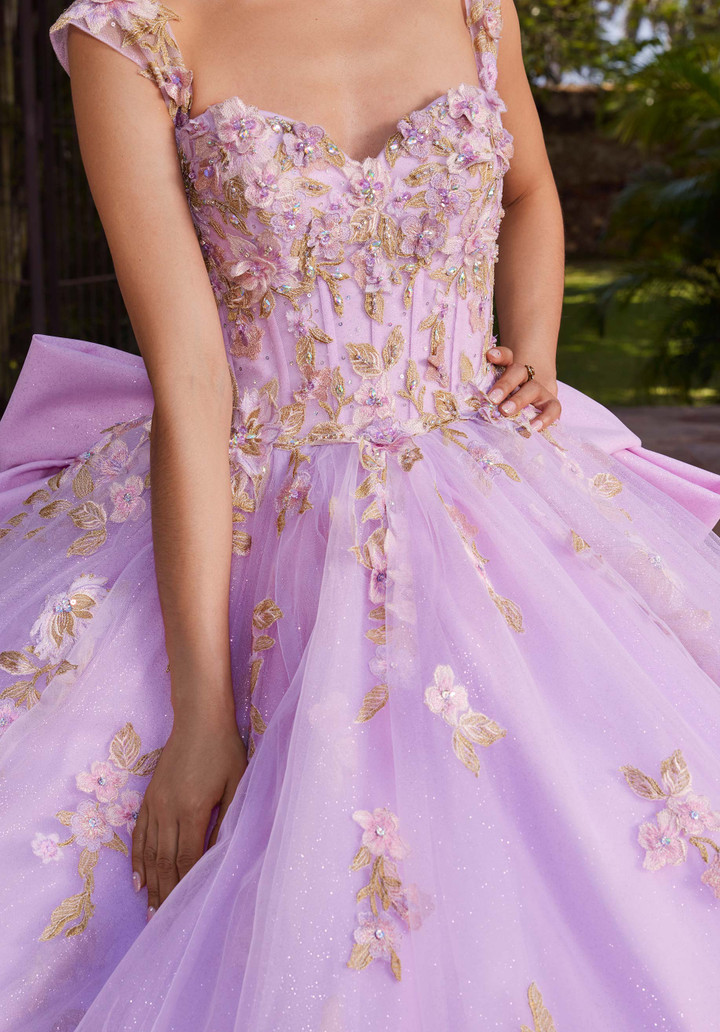 Morilee 89550 Glitter Tulle Vizcaya Quinceanera Ball Gown