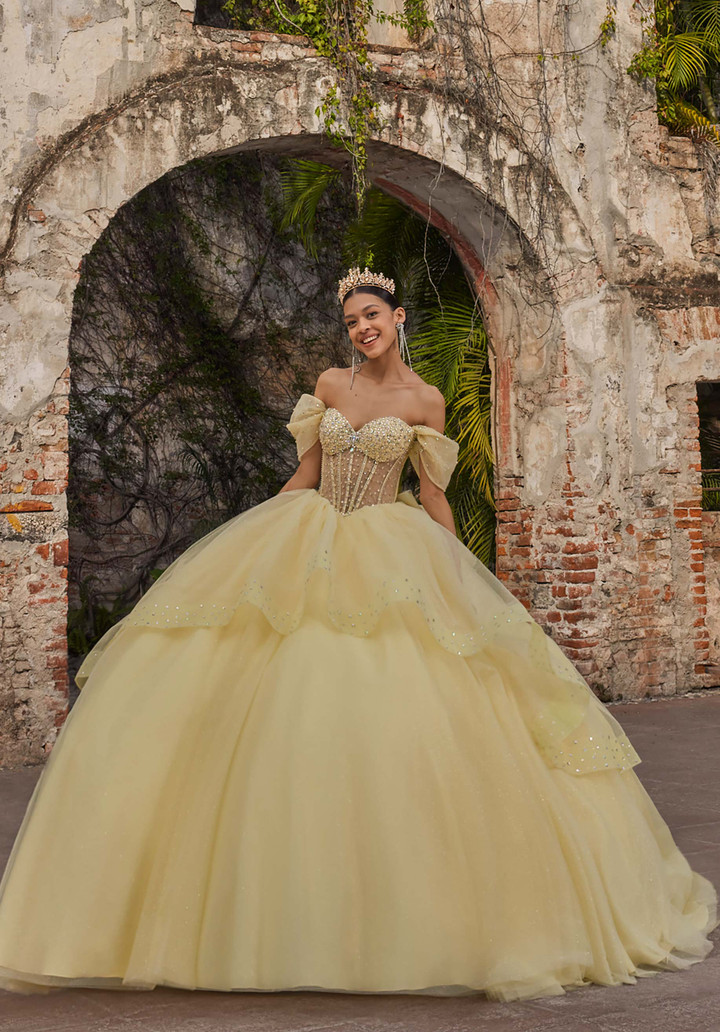Morilee 89554 Sweetheart Neck Vizcaya Quinceanera Ball Gown
