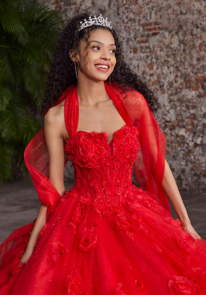 Morilee 89562 Glitter Tulle Vizcaya Quinceanera Ball Gown