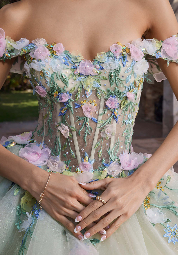 Morilee 89566 Tulle Organza Vizcaya Quinceanera Ball Gown Morilee 89566 Tulle Organza Vizcaya Quinceanera Ball Gown