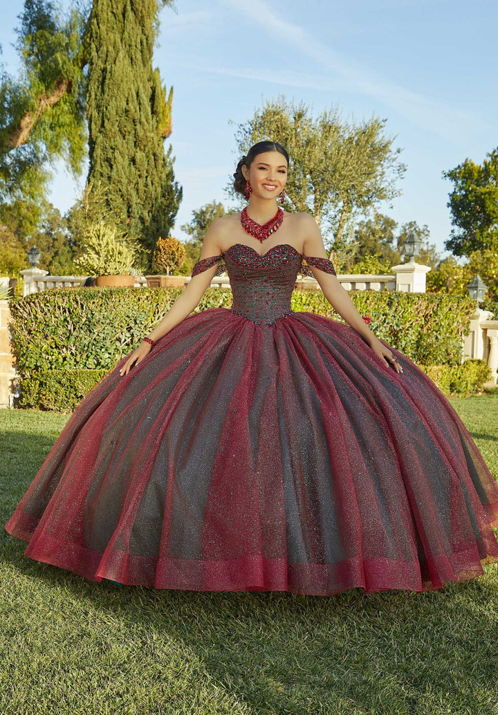 Morilee 60184 Off Shoulder Valencia Quinceanera Ball Gown