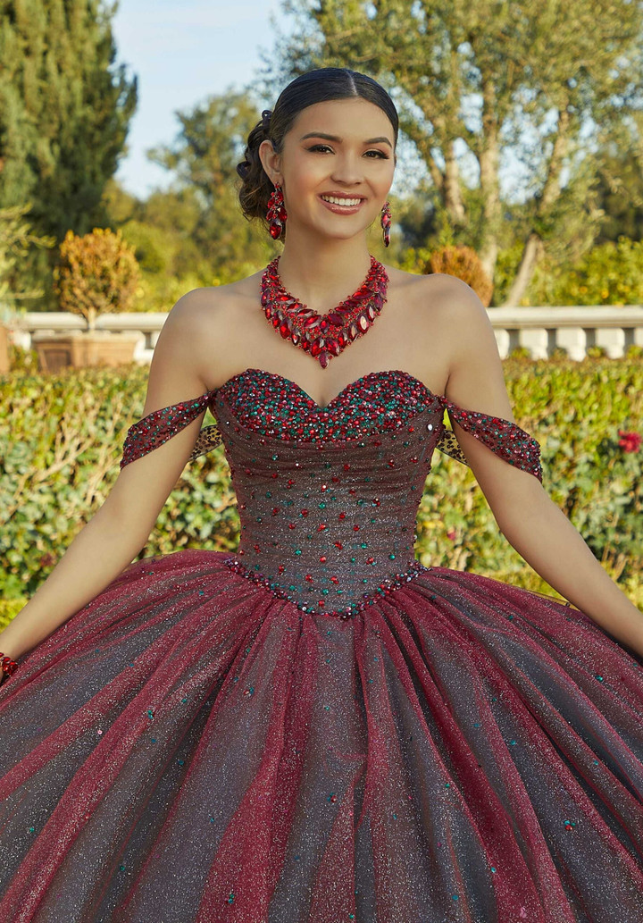Morilee 60184 Off Shoulder Valencia Quinceanera Ball Gown