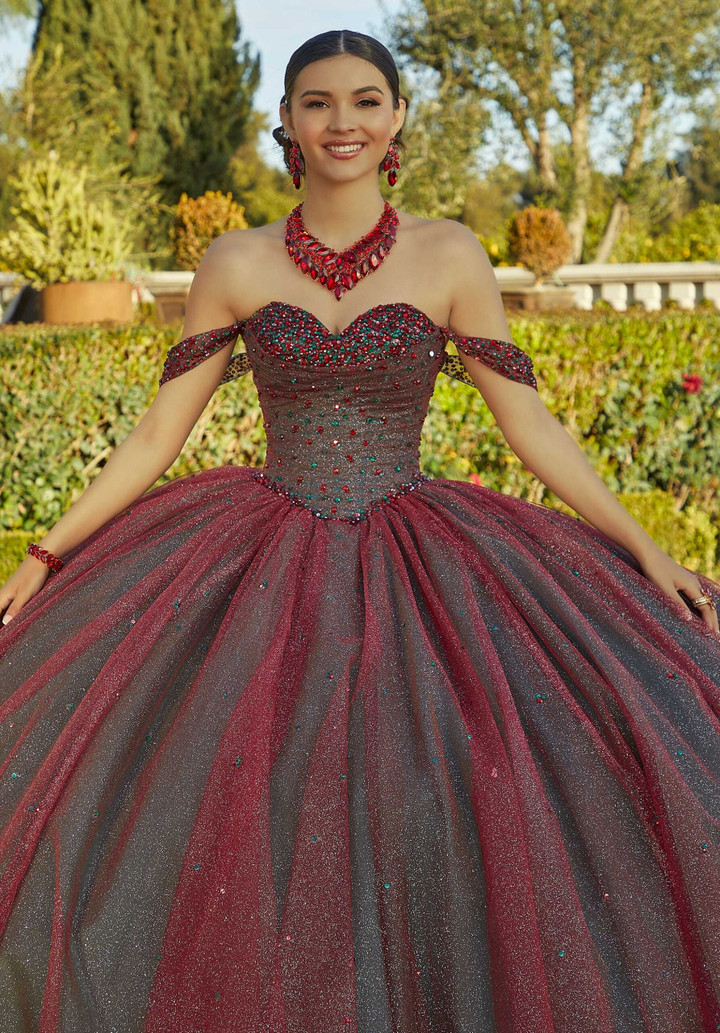 Morilee 60184 Off Shoulder Valencia Quinceanera Ball Gown