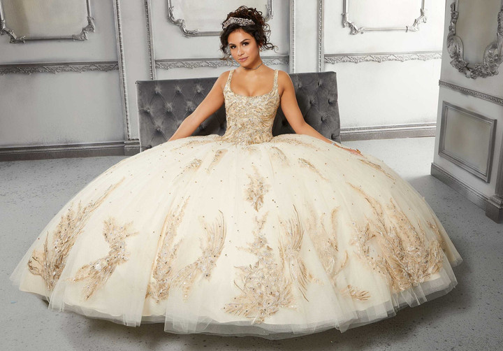 Morilee 89311 Scoop Neck Vizcaya Quinceanera Long Ball Gown