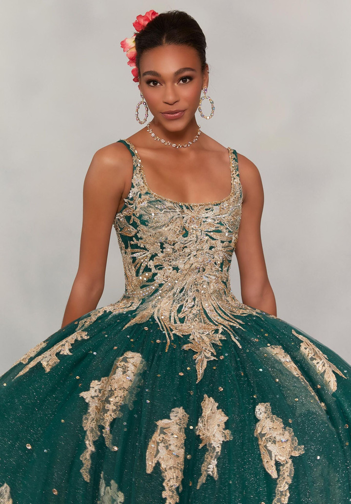 Morilee 89311 Scoop Neck Vizcaya Quinceanera Long Ball Gown
