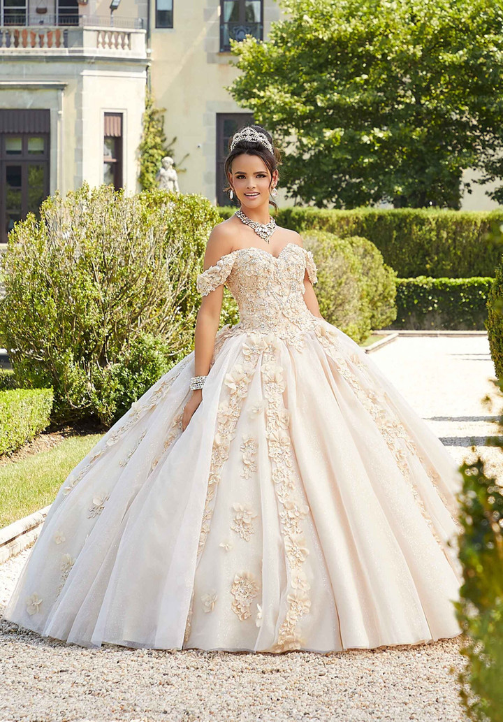 Morilee 89301 Off The Shoulder Vizcaya Quinceanera Ball Gown