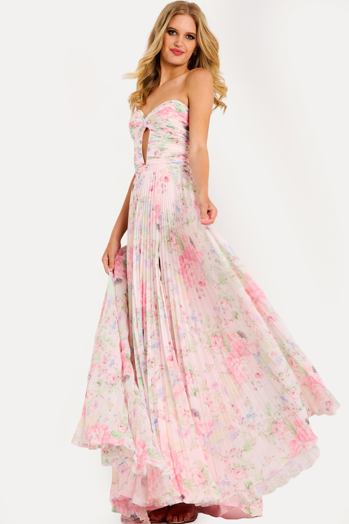 Jovani 44518 Strapless Sweetheart Neck Long Prom Dress