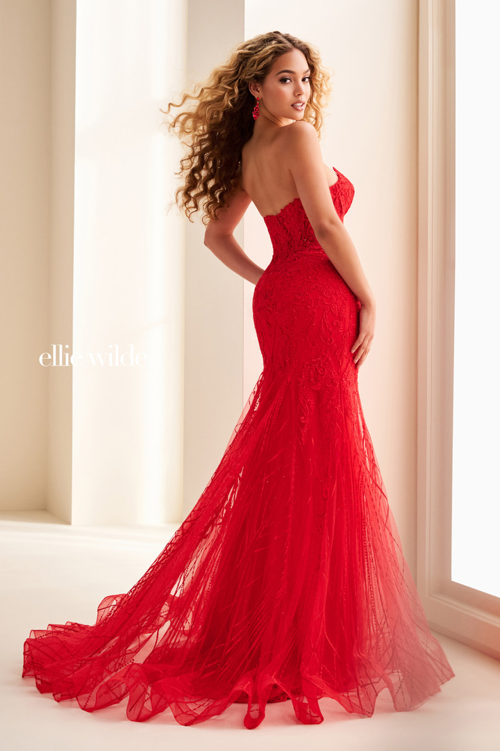 Ellie Wilde by Mon Cheri EW37114 Sweetheart Strapless Dress