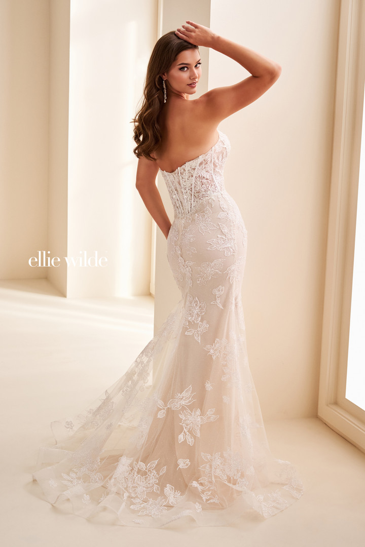 Ellie Wilde by Mon Cheri EW37083 Sequin Glitter Tulle Gown