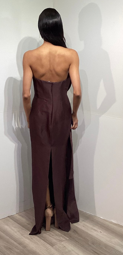 Jovani 45945 Straight Neckline Strapless Fitted Evening Gown