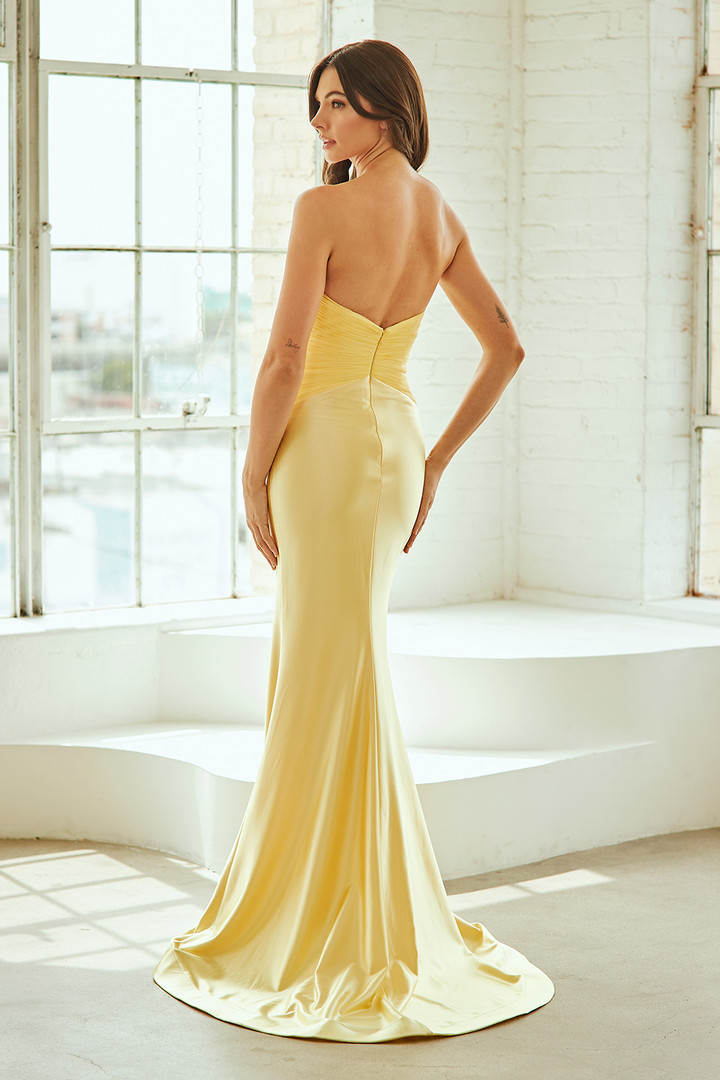 Amelia Couture 8055 Sweetheart Neckline Strapless Long Gown