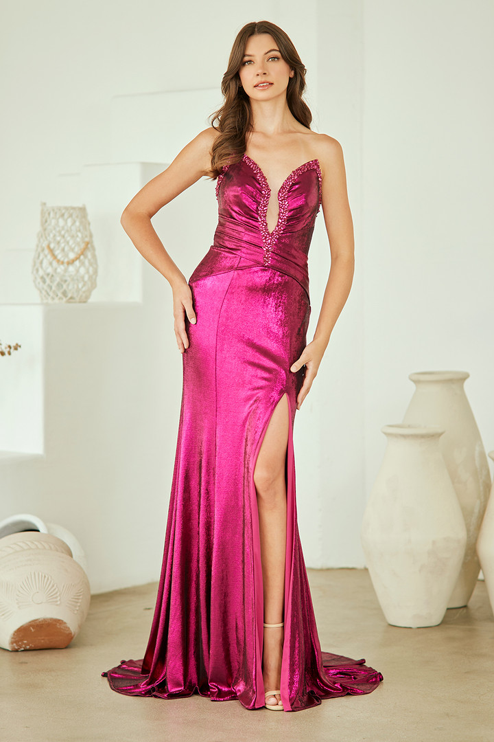 Amelia Couture 9076 Sweetheart Neck Strapless Prom Dress